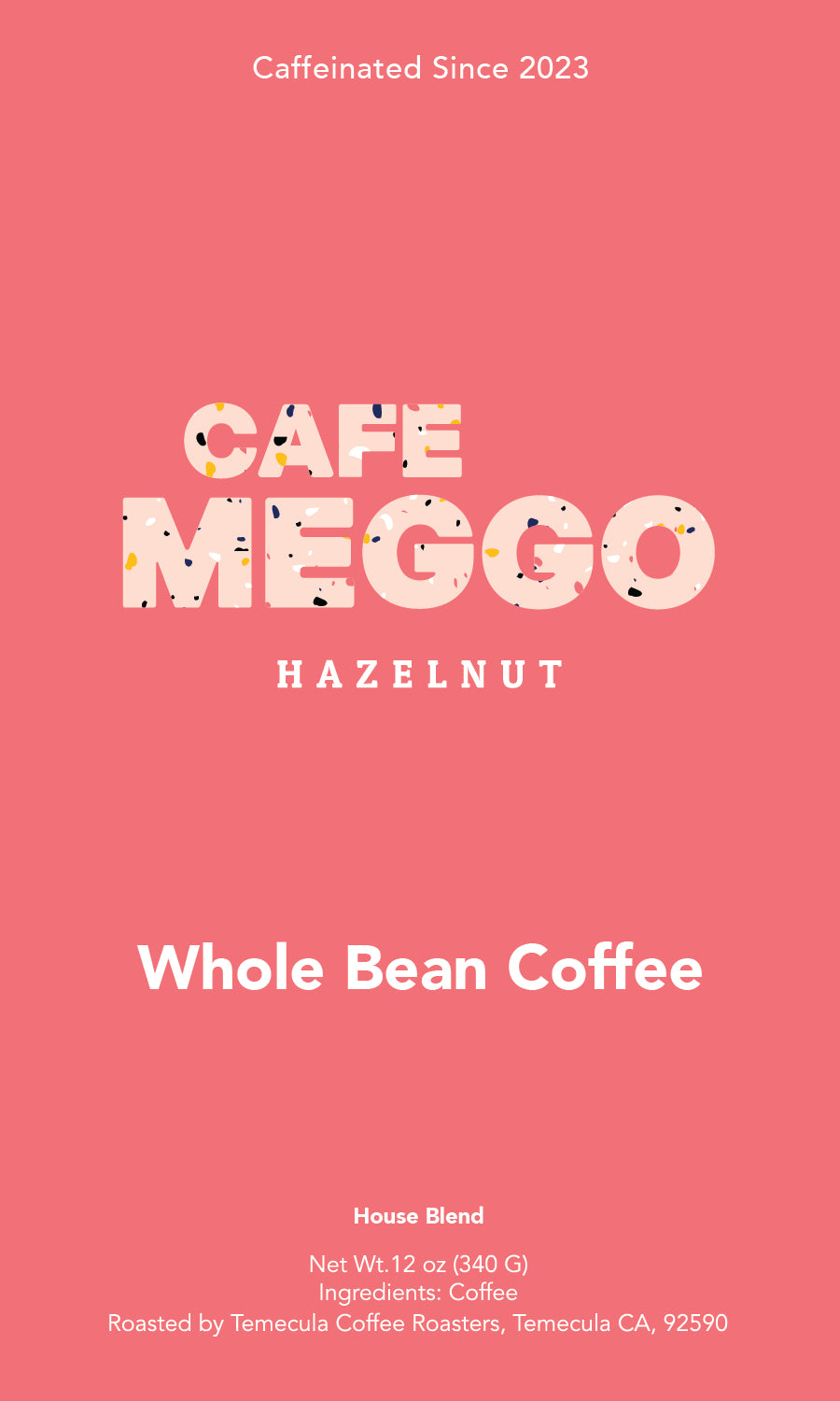 Cafe Meggo Hazelnut Whole Bean Coffee - Cafe Meggo