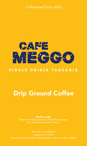 Cafe Meggo Single Origin Coffee: Tanzania - Cafe Meggo
