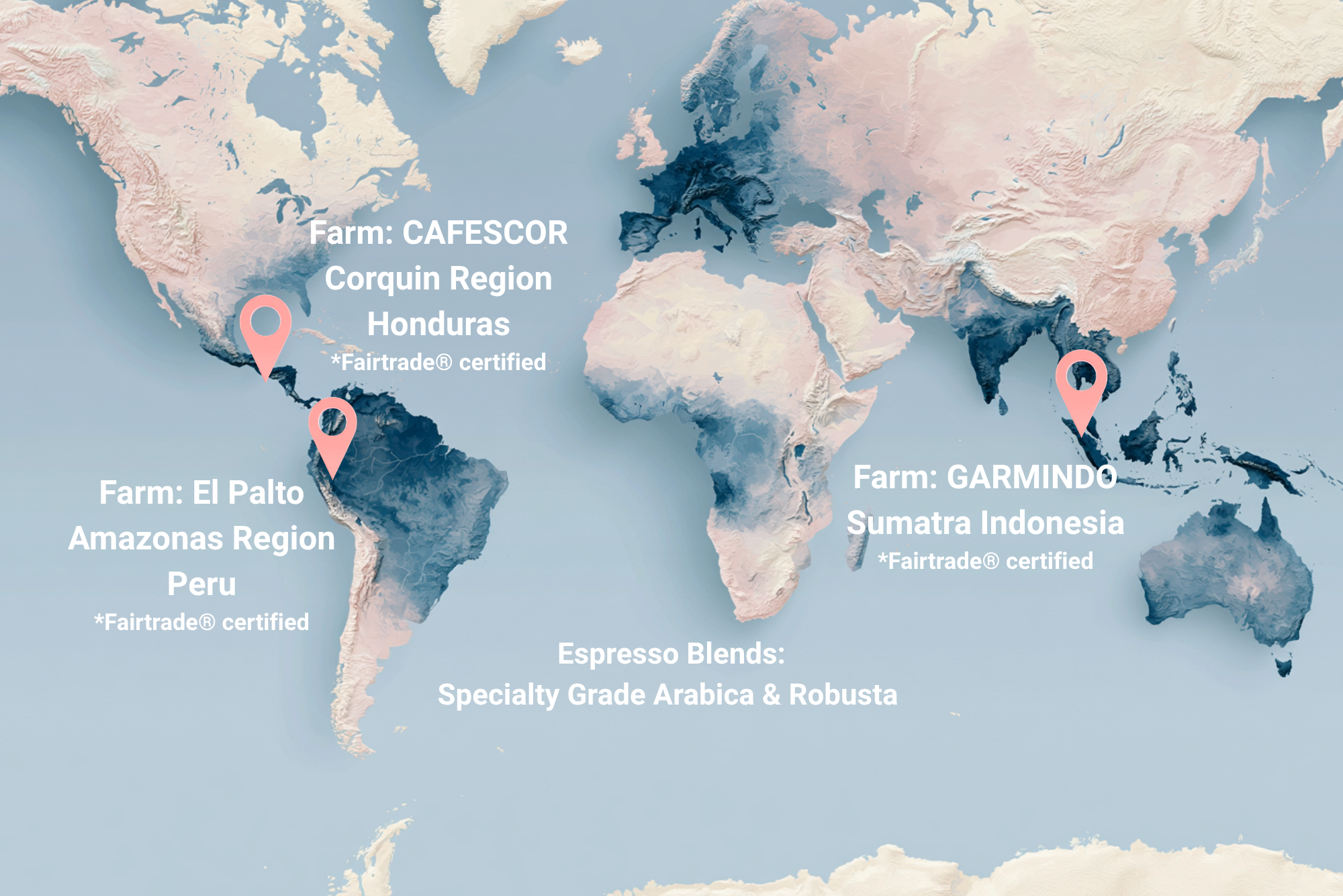 Specialty Arabica Robusta Blends Single Origin Coffees