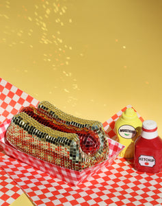 Cafe Meggo x Sofiest Designs Disco Hot Dog, unique disco home decor. Free shipping, start shopping now!