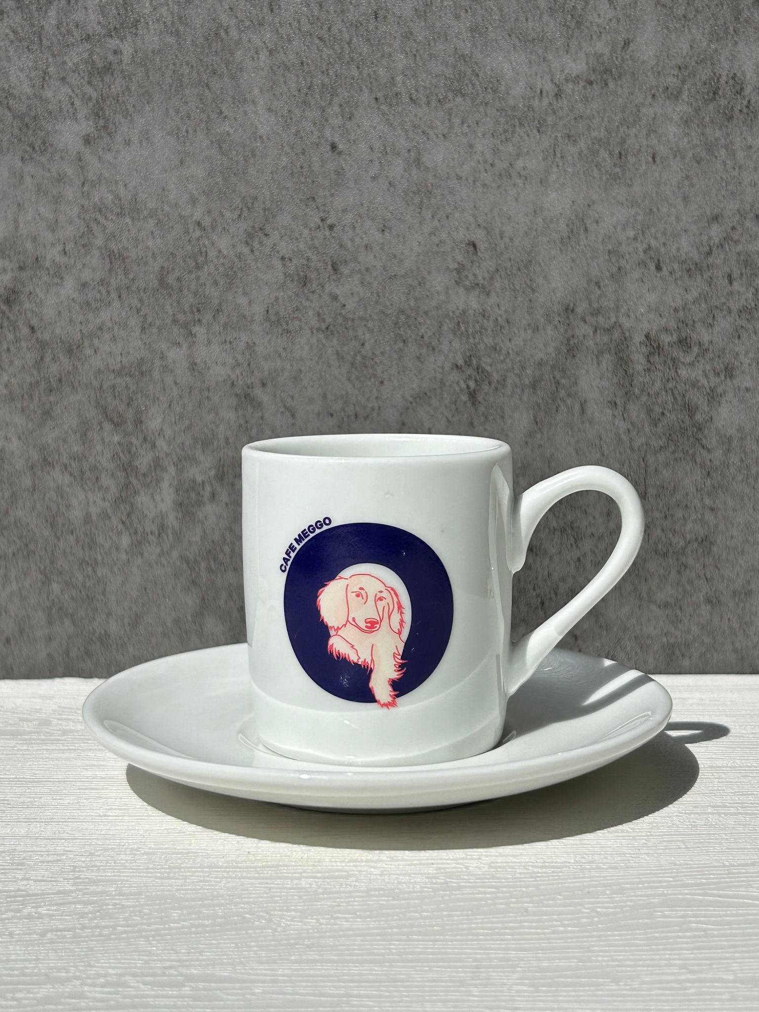 Cafe Meggo Espresso Cup & Saucer Set - Cafe Meggo