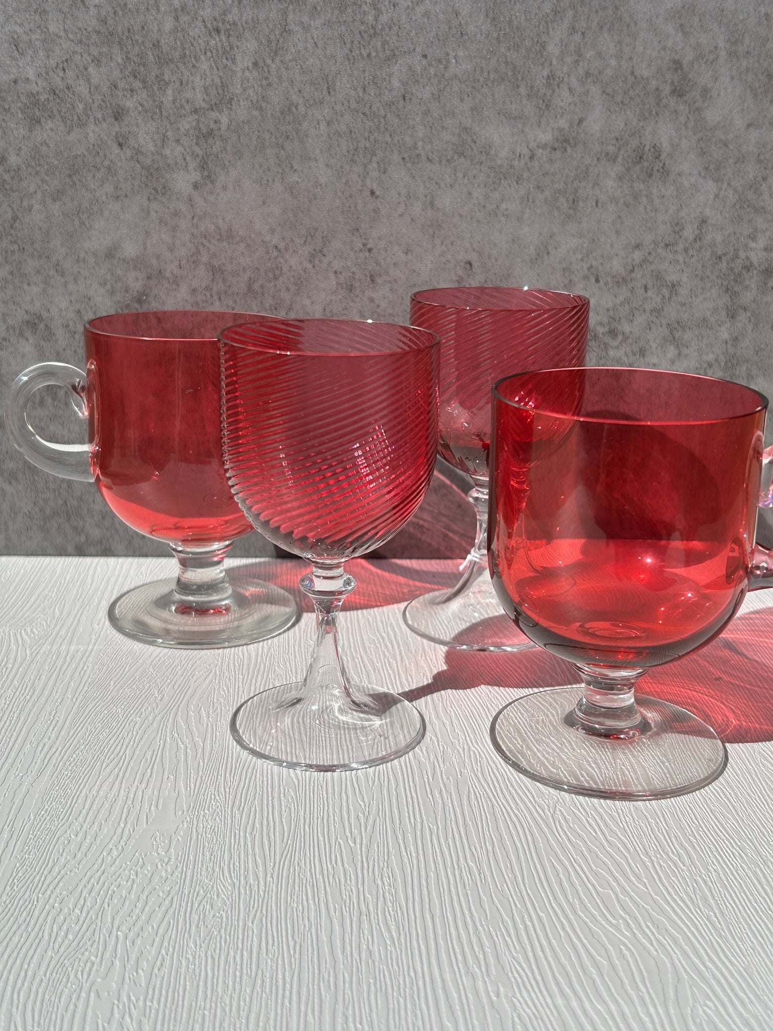 Pink Glass Set - Cafe Meggo